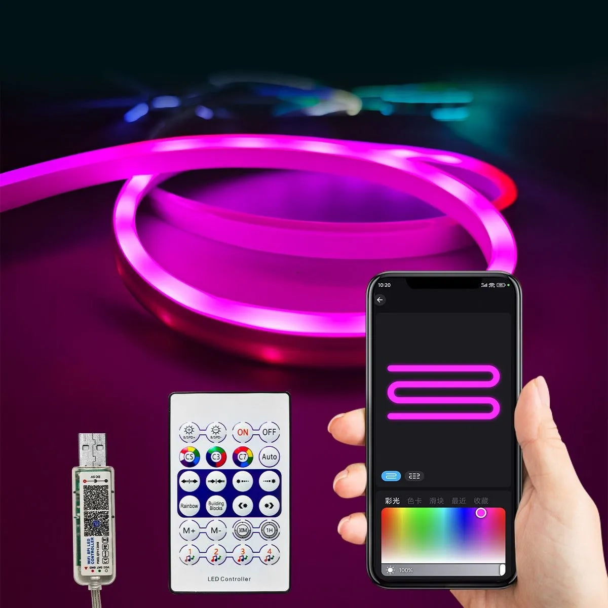 LED Neon Rope Light RGB